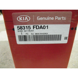 KIA Rio I  Bremsbackensatz 58315 FDA01