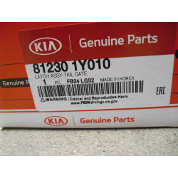 Kia Picanto II Heckklappenschloss 81230 1Y010