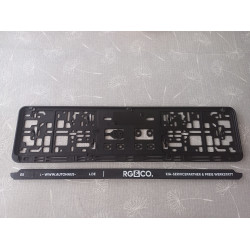 100 X Kennzeichenhalter 520mm mit Werbeaufdruck / Kia-Servicepartner