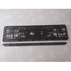 100 X Kennzeichenhalter 520mm mit Werbeaufdruck / Kia-Servicepartner