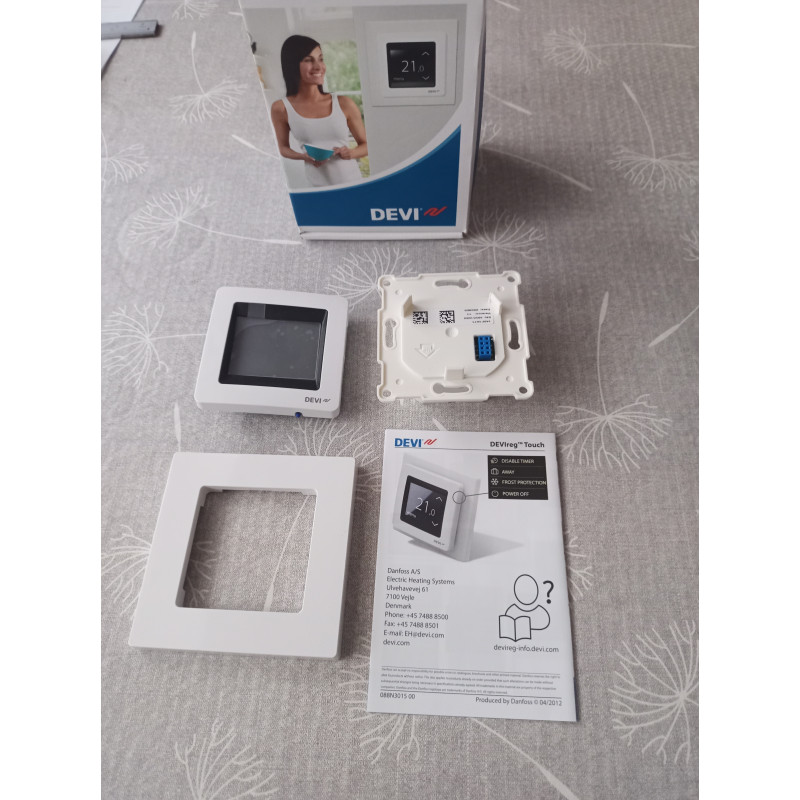 Danfoss DEVI Reg Touch Thermostat weiß