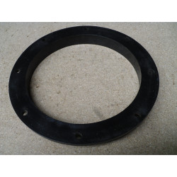 HoKa Flansch mit Muffe / Kunststoff 225mm schwarz