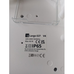 SG LARGO E27 Lampe weiß
