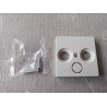 Merten 296719 Antennensteckdose / Zentralplatte Polarweiß System M