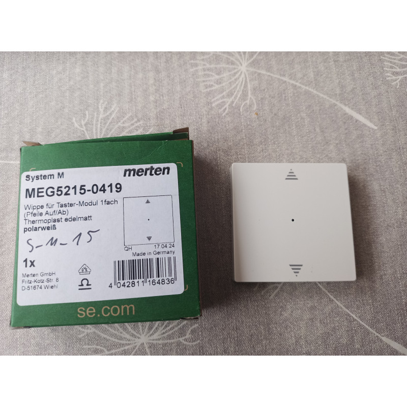 Merten MEG 5215-0416 Wippe mit Pfeile  auf/ab Polarweiß System M