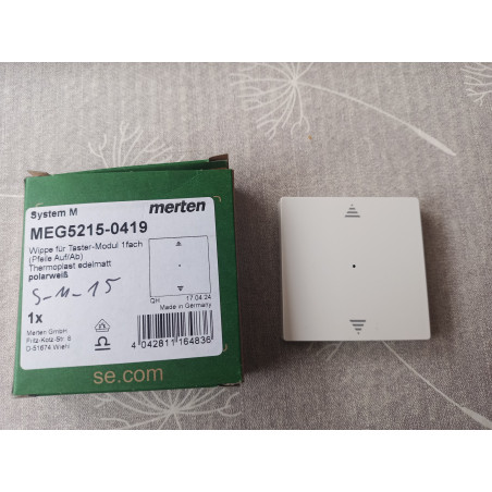 Merten MEG 5215-0416 Wippe mit Pfeile  auf/ab Polarweiß System M