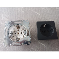 Merten MEG 2301-0414 Schuko Steckdose Anthrazit System M