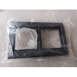 Merten 400214 Rahmen 2fach Anthrazit Serie HD / AQUADESIGN