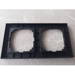 Merten MEG 4020-3603 Rahmen 2fach schwarz System M-Pure