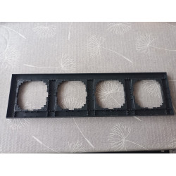 Merten MEG 4040-3614 Rahmen 4fach Anthrazit System M-Pure