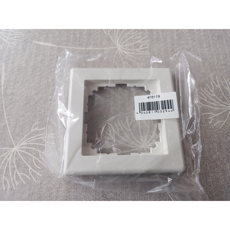 Merten 478119 Rahmen 1fach Polarweiß System M