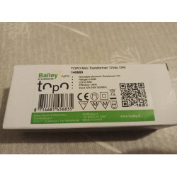 Bailey TOPO Mini Transformer 12Vac DIM 145863