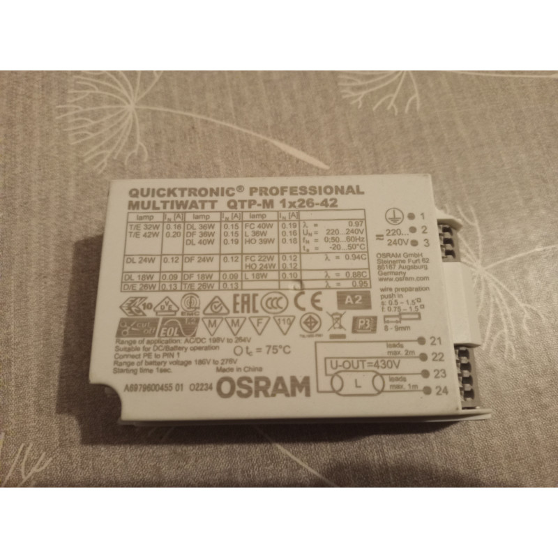 Osram Quicktronic QTP-M 1x26-42