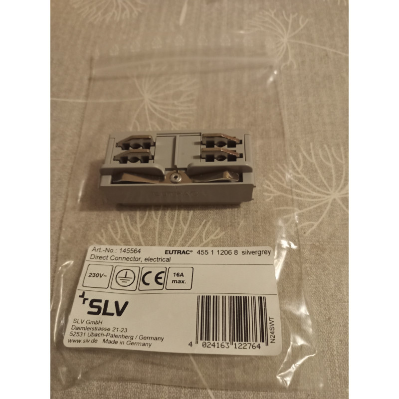 SLV 145564 Längsverbinder Silbergaru